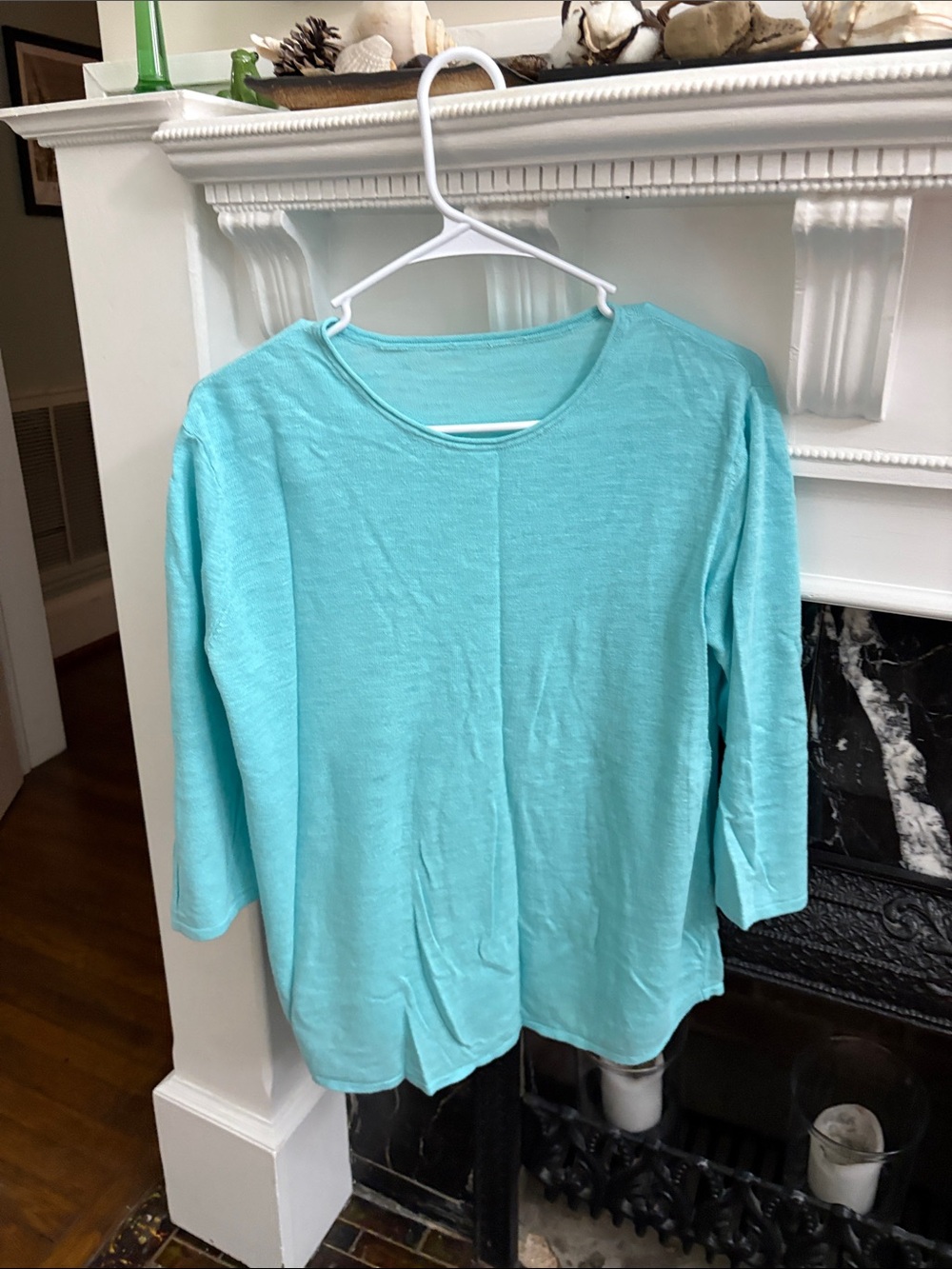 Light Aqua Long Sleeve Tee
